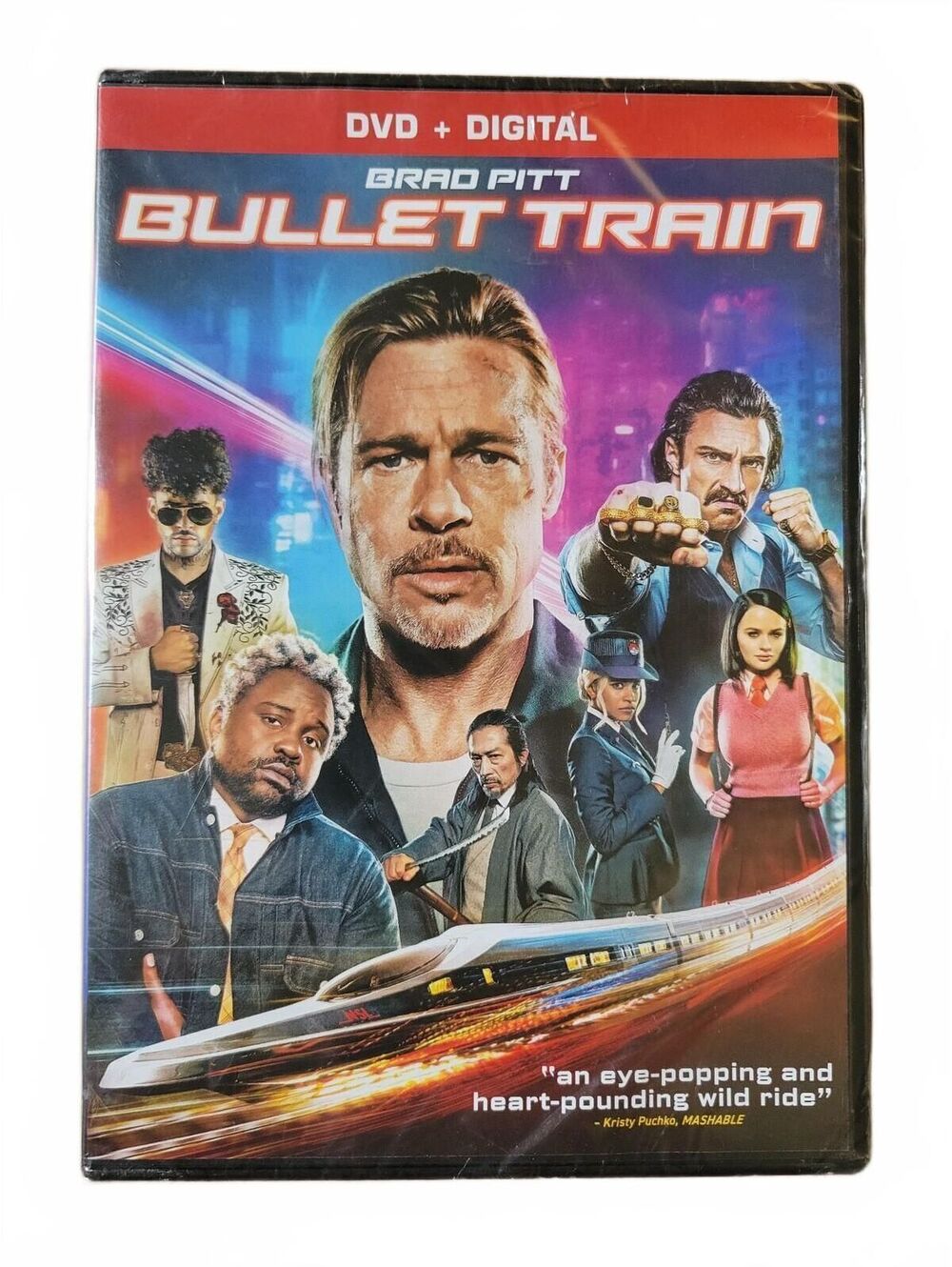 Bullet Train DVD Featuring Brad Pitt - Factory Sealed